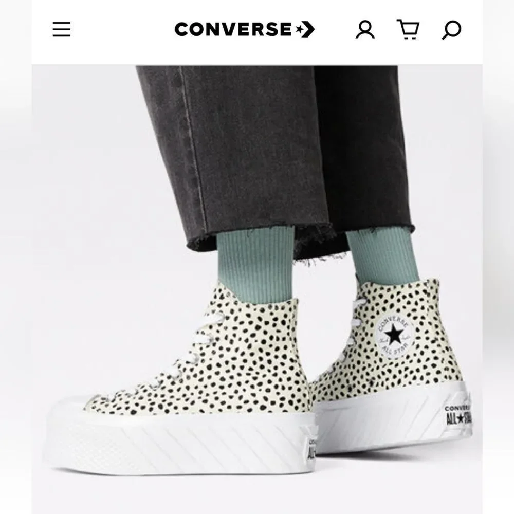 Converse Chuck Taylor All Star Lift 2X Platform Welcome to the Wild size 6